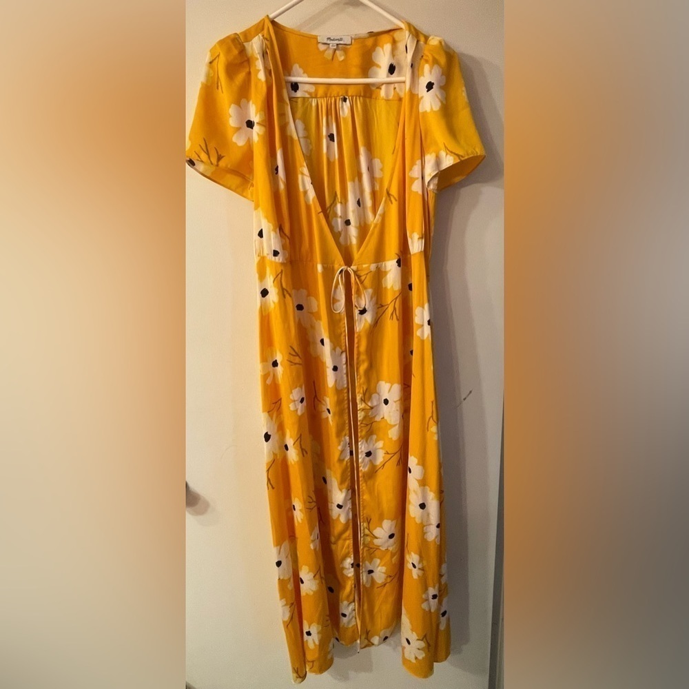 Madewell Ikat floral duster or coverup